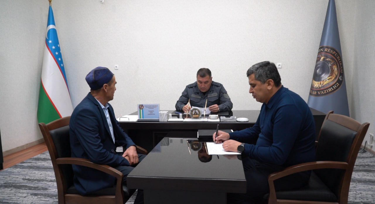 Навоий вилояти ИИБ бошлиғининг навбатдаги шахсий қабули ўтказилди 